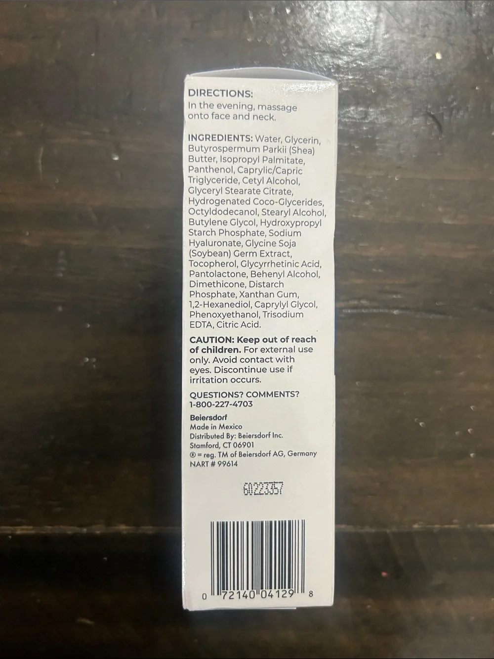 Immersive Hydration Restoring Night Cream - Blue/White